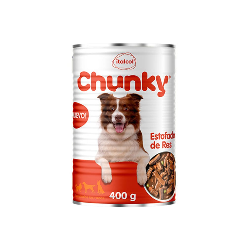 Chunky Alimento Humedo Estofado de Res /400gr