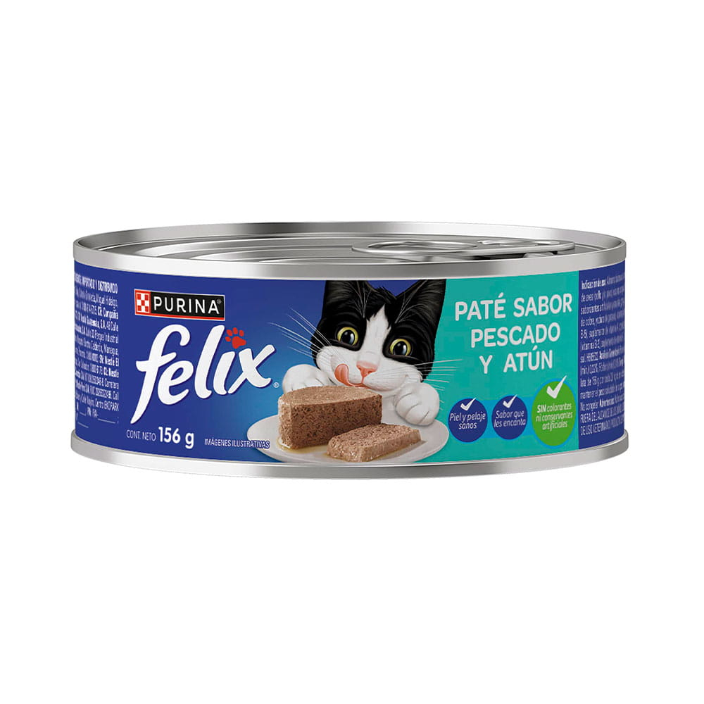 Felix Gato / Paté Pescado y Atún x 156 gr